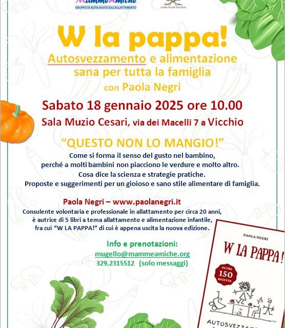 W la pappa – incontro con Paola Negri 18.01.2025